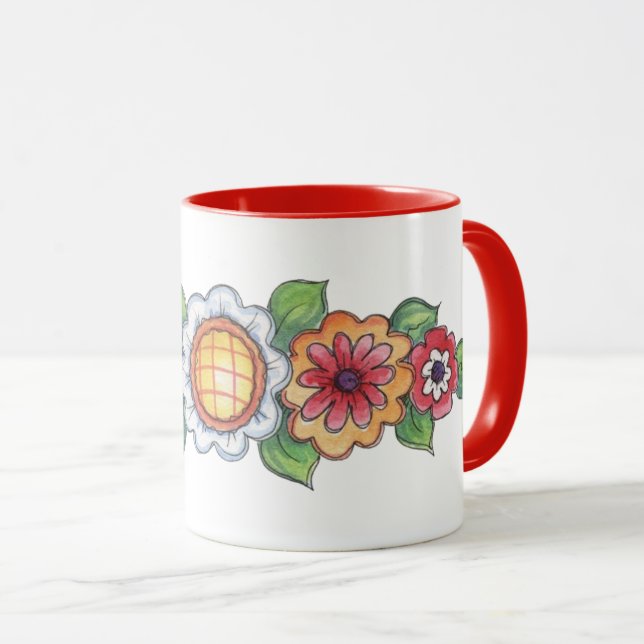 Flowers Mug (Front Right)