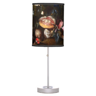 Flowers mushrooms butterflies frog & Snake Table Lamp