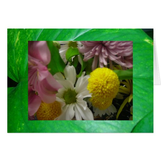 flowers n greens cards (Front Horizontal)