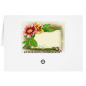 Flowers Name Tag Cards (Back Horizontal)