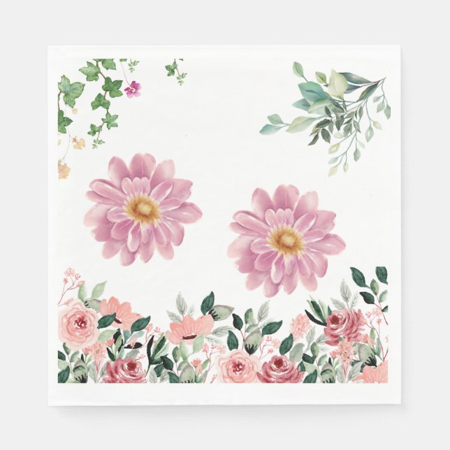 Flowers Napkins (Front)