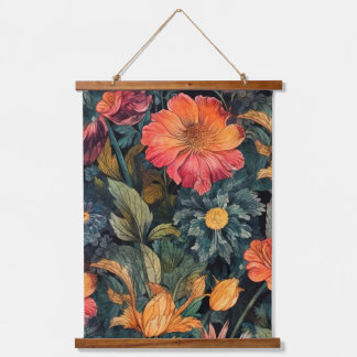 Flowers nature art  hanging tapestry