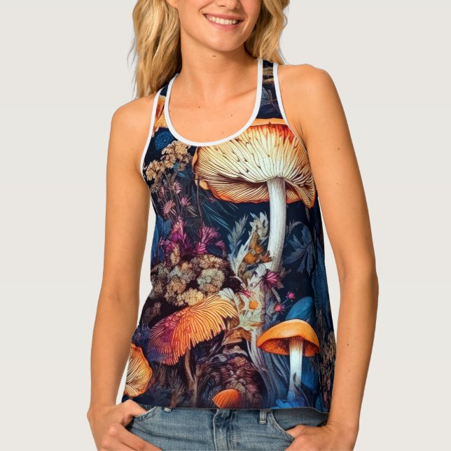Flowers nature art  tank top (Front)