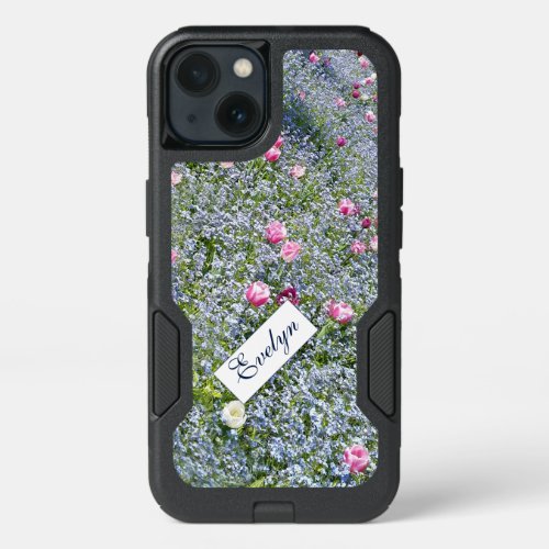 Flowers Nature Beauty Monogram iPhone 13 Case