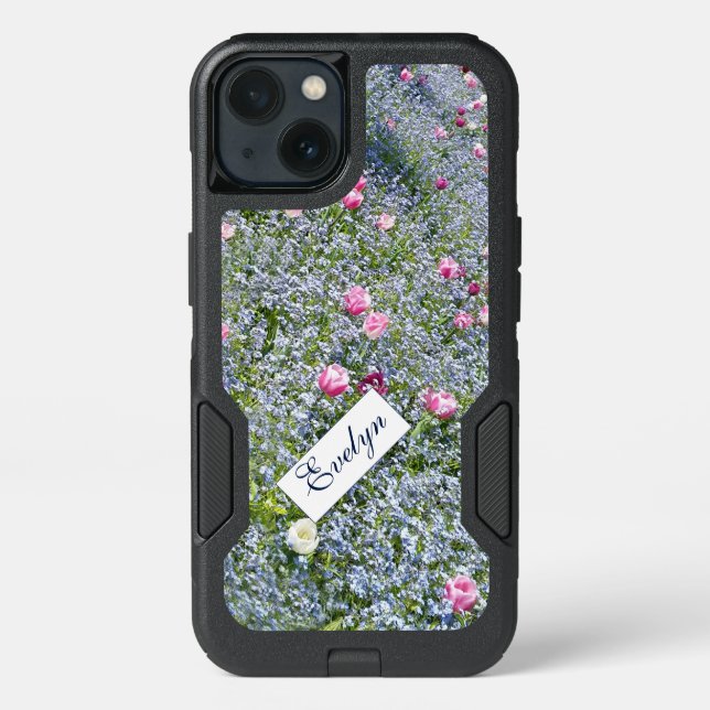 Flowers Nature Beauty Monogram Otterbox iPhone Case (Back)