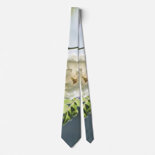 flowers nature neck tie