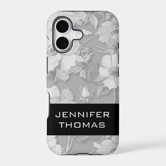 flowers nature patterns / vintage iphone case (Back)