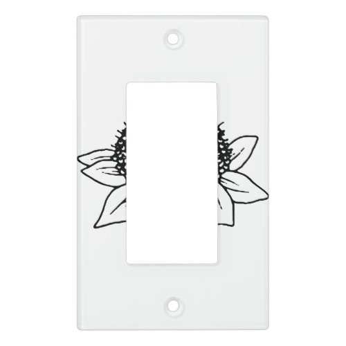 Flowers near me  light switch cover