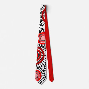 Flowers neck tie