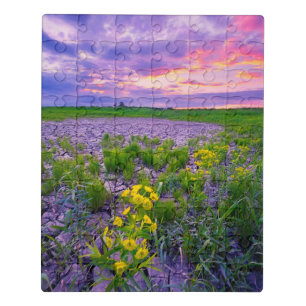Flowers   North Dakota Red River Valley Jigsaw Puzzle