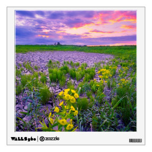 Flowers North Dakota Red River Valley Wall Decal