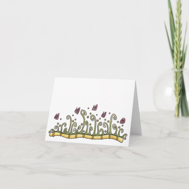 Flowers - Note Card (Front)