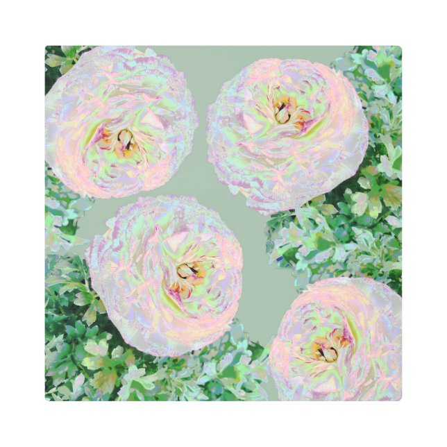 Flowers of Beauty Metal Print (Front)