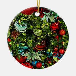 Flowers of Faith Matthew Poinsettia Ornament