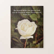Flowers of Faith Psalm Rose Puzzle