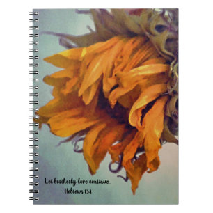 Flowers of Faith Sunflower Art Love Prayer Journal