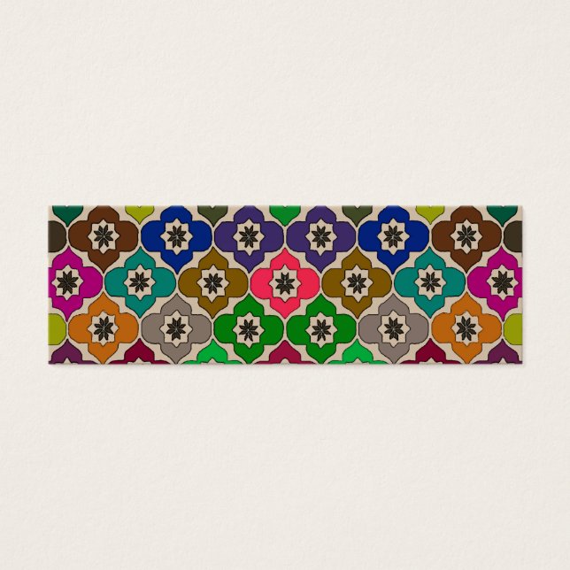 Flowers of Fun ~ Bookmark  / Size 3" x 1" (Front)