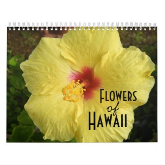 Flowers of Hawaii Calendar calendar