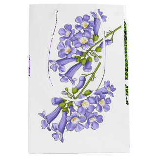 Flowers of Jacaranda Brazil Medium Gift Bag