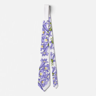 Flowers of Jacaranda Brazil Neck Tie