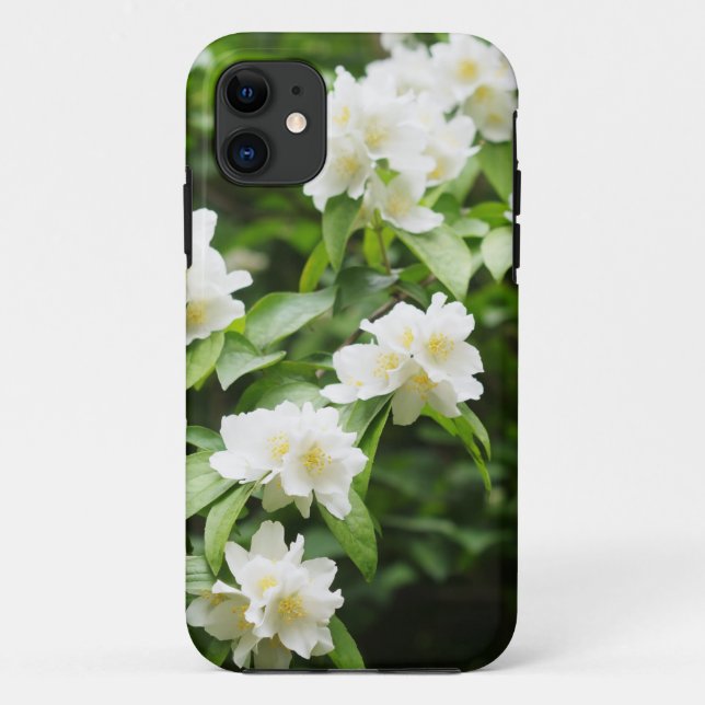 Flowers of jasmin in spring garden Case-Mate iPhone case (Back)