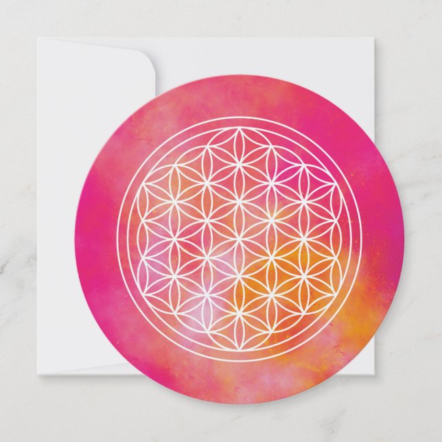 Flowers of life card (Front)