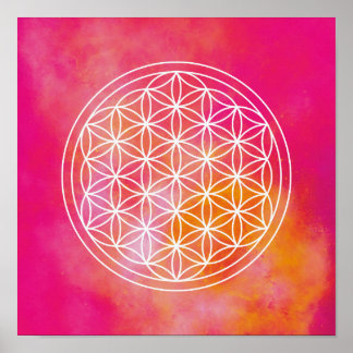 Flowers of life poster