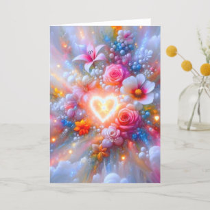 Flowers of Light Thank You Card