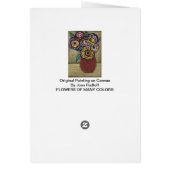 FLOWERS OF MANY COLORS CARDS (Back)
