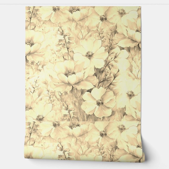 Flowers of nostalgia Wallpaper Wallpaper (Unrolling)