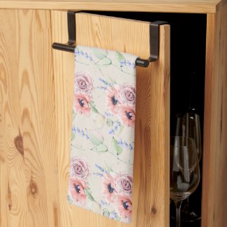 Flowers of Provence Country French  Kitchen Towel