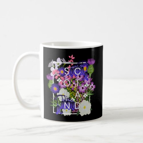 Flowers Of Scotland Word _ Scottish Pride Coffee Mug