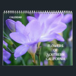 Flowers of Southern California SoCal Calendar<br><div class="desc">This pretty calendar features my original photographs of flowers seen on travels in Southern California gardens. Each page has the identification to the type of flower it is. These calendars are high quality and vibrant. You may choose other sizes and other options if desired. This unique calendar would make a...</div>