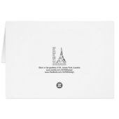 Flowers of St. James Park, London - Blank Card (Back Horizontal)