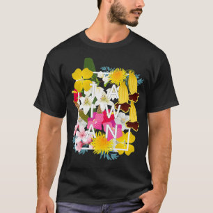 Flowers of Taiwan Word Art Taiwanese Pride T-Shirt