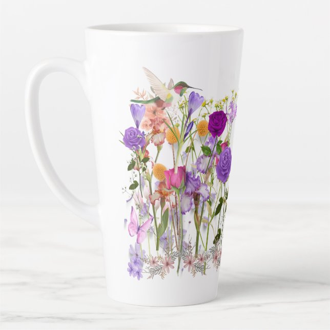 Flowers of the Heart Latte Mug (Left)