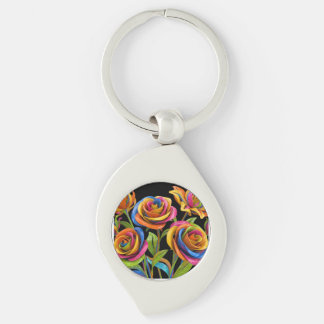 Flowers of the mind keychain
