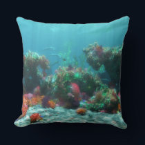 Flowers of the Sea Pillow