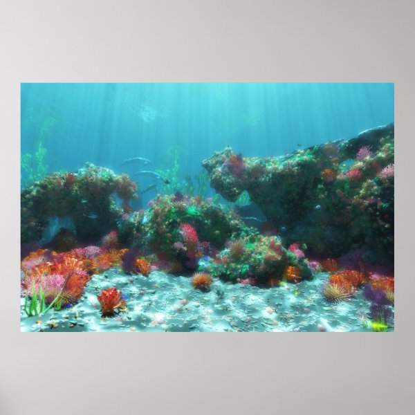 Flowers of the Sea Print