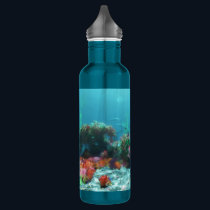 Flowers of the Sea Water Bottle