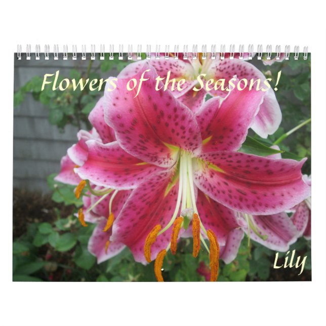 Flowers of the Seasons Calendar (Cover)