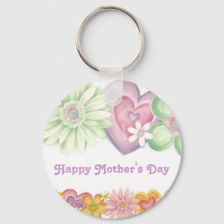 Flowers of Time, Happy Mother's Day Keychain