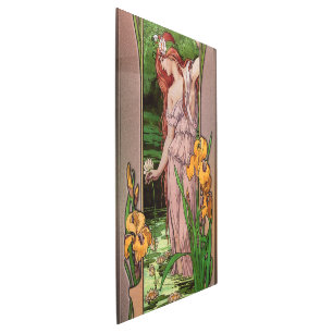 Flowers Of Water by Élisabeth Sonrel Metal Print