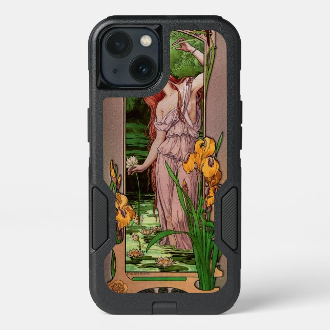 Flowers Of Water by Élisabeth Sonrel Otterbox iPhone Case (Back)