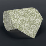 Flowers on a Green Gray Neck Tie<br><div class="desc">This tie is a great choice for that gray summer suit.</div>
