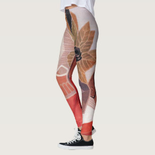 Flowers on a Table by Juan Gris, Vintage Cubism Leggings