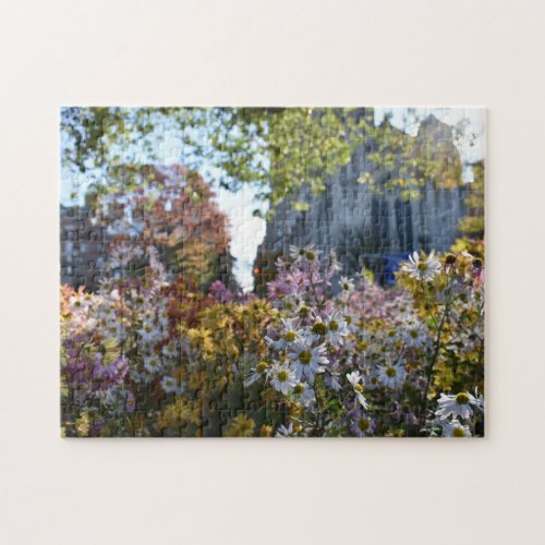 Flowers on Fifth Avenue New York City Central Park Jigsaw Puzzle