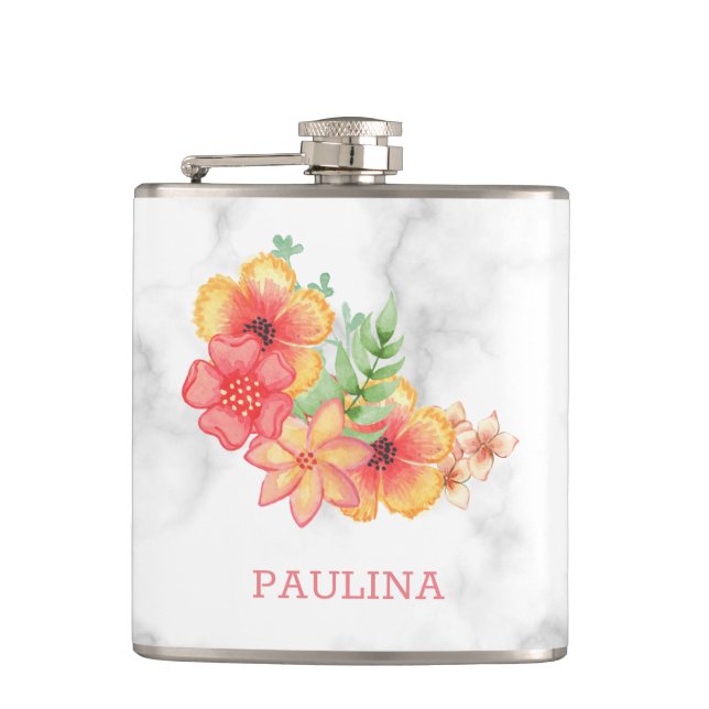 Flowers on Marble Flask (Front)