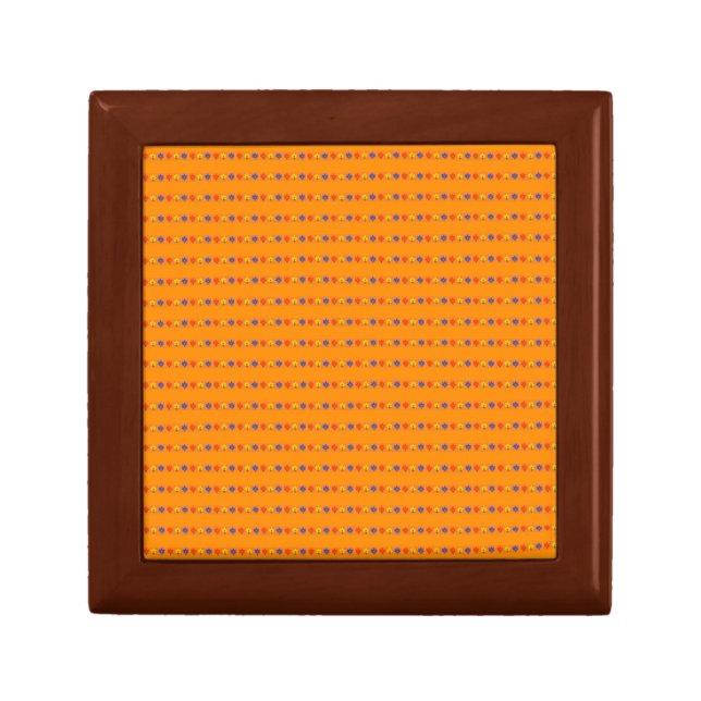 Flowers on Orange Gift Box (Front)