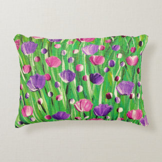 Flowers On Parade Decorative Pillow